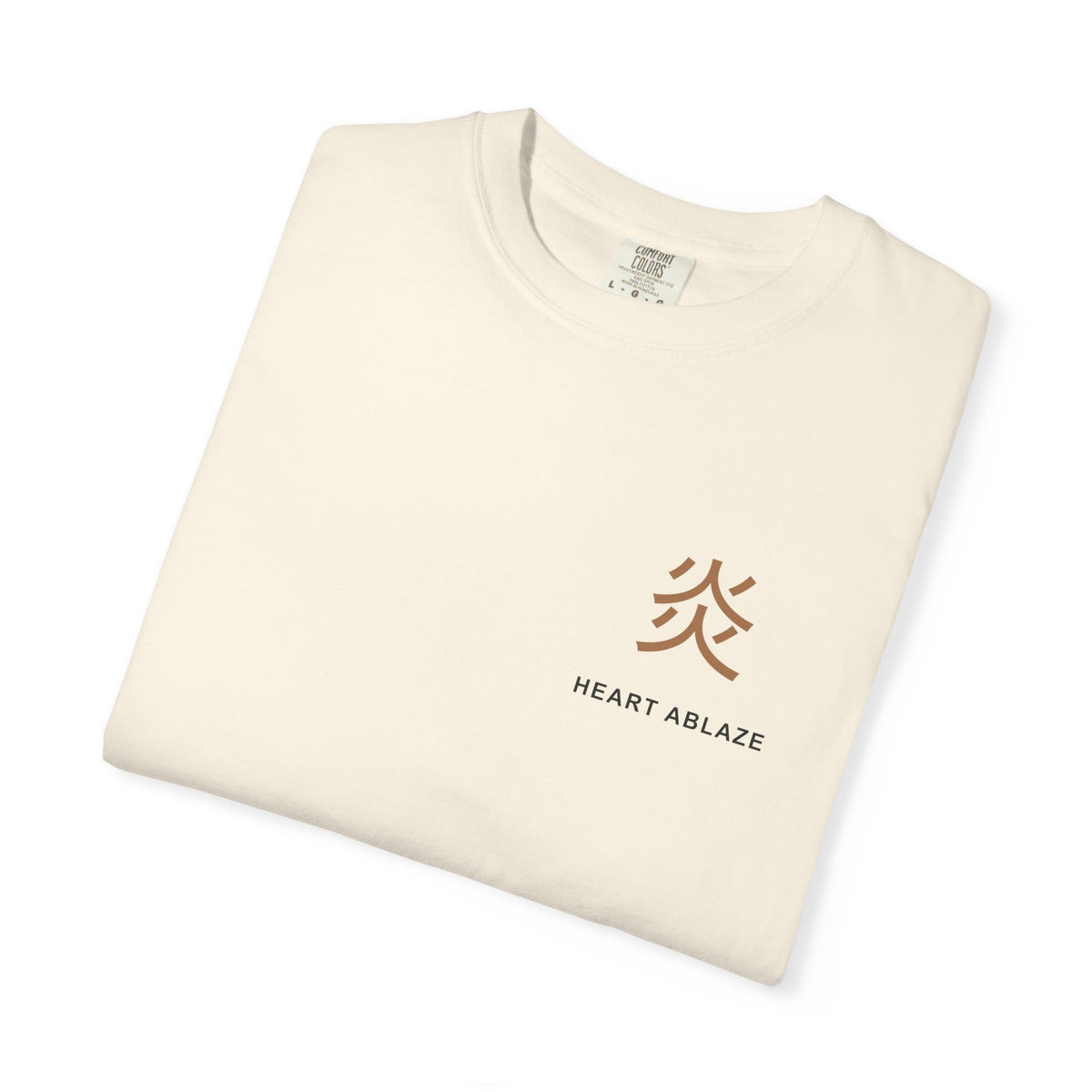 Burning Resolve Kanji Anime Tee | Demon Hunter Japanese Streetwear