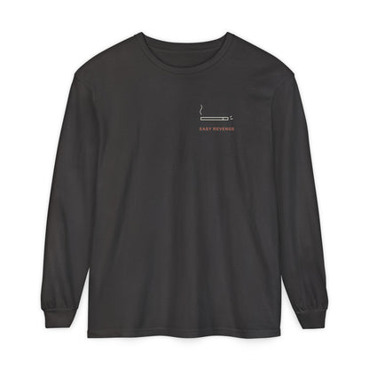 Easy Revenge Minimalist Long Sleeve Tee | Inspired by Aki Hayakawa and Himeno from Chainsaw Man