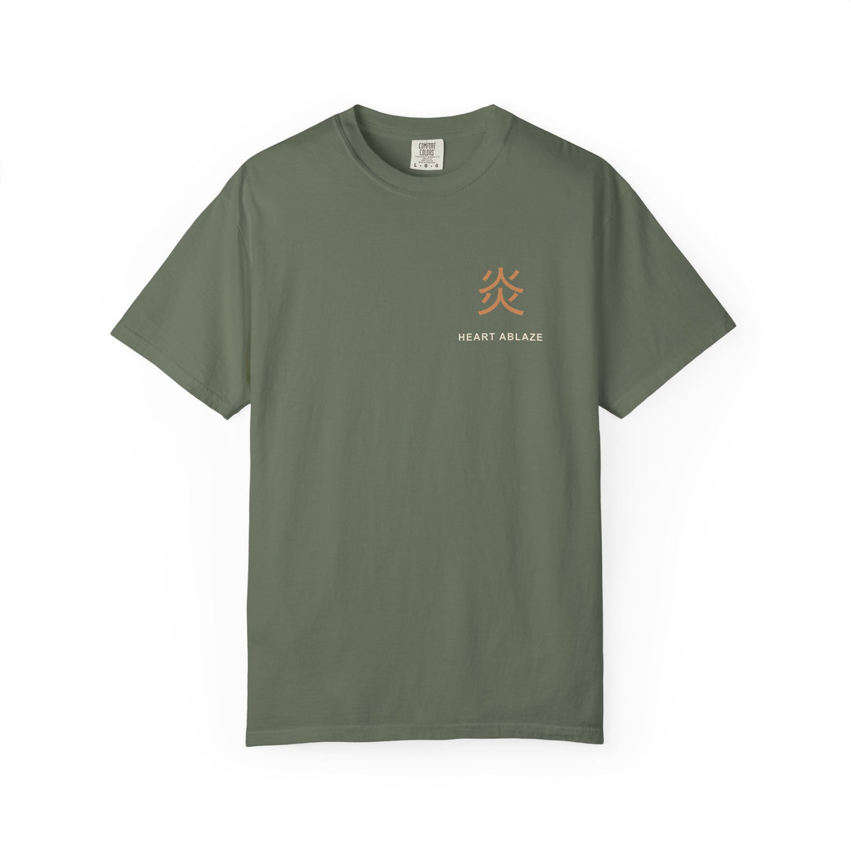 Burning Resolve Kanji Anime Tee | Demon Hunter Japanese Streetwear