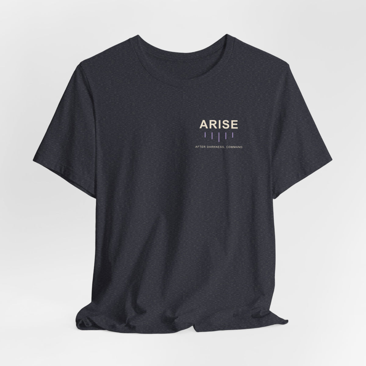 After Darkness Minimalist Anime Soft Tee | Shadow Rank Gym Japanese Streetwear