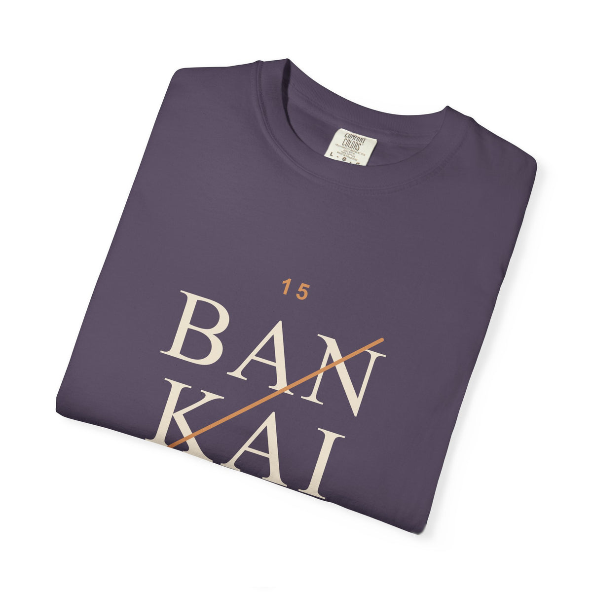 Bankai Quote Heavyweight Tee (Center Print) | Inspired by Ichigo Kurosaki from Bleach