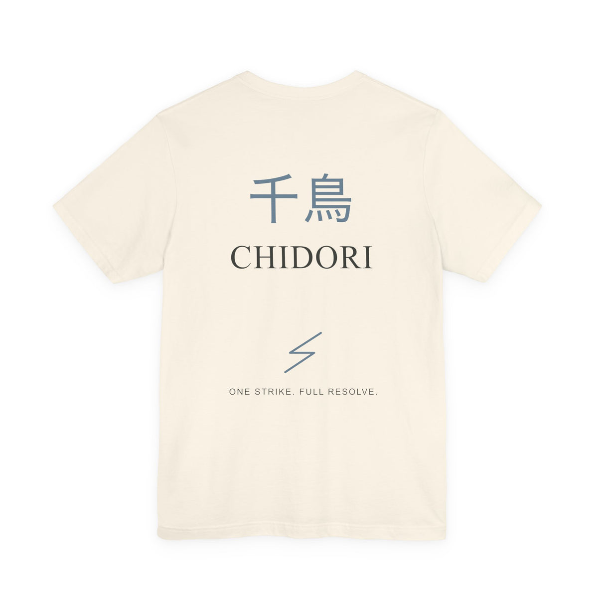 Thunder Strike Kanji Soft Tee | Inspired by Sasuke Uchiha and Kakashi Hatake from Naruto