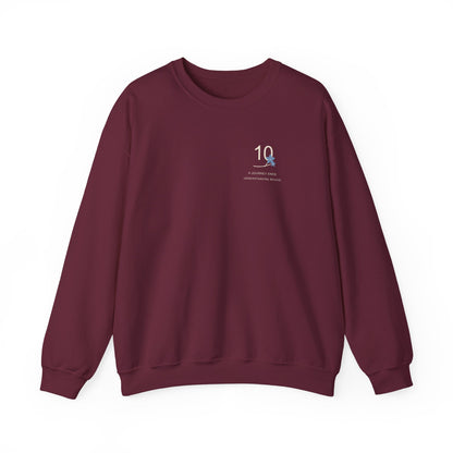 Ten Years, Still Learning Minimalist Crewneck Sweatshirt | Inspired by Frieren from Frieren
