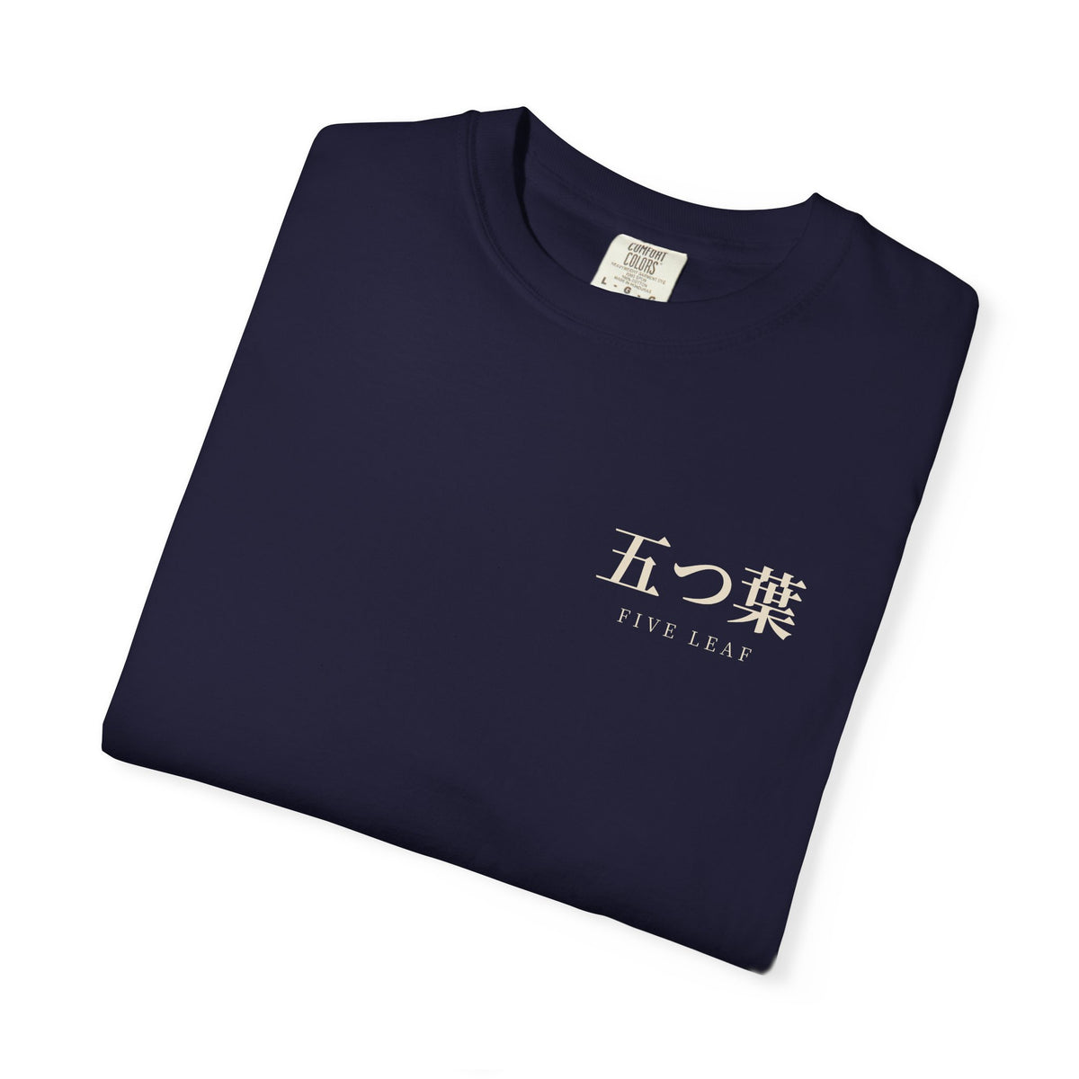 Five Leaf Kanji Heavyweight Tee | Inspired by Asta from Black Clover