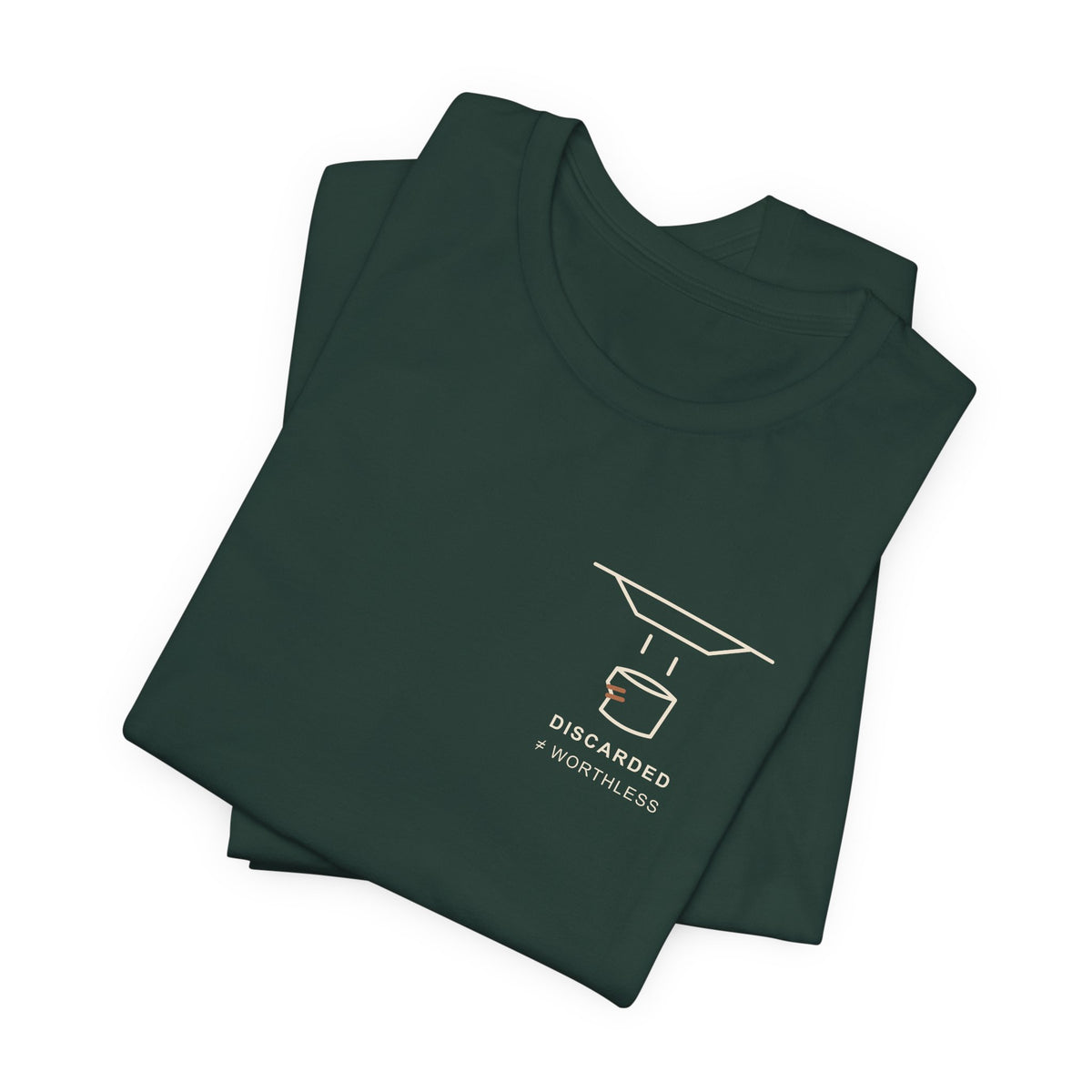 Nothing Wasted Minimalist Anime Soft Tee | Underworld Japanese Streetwear