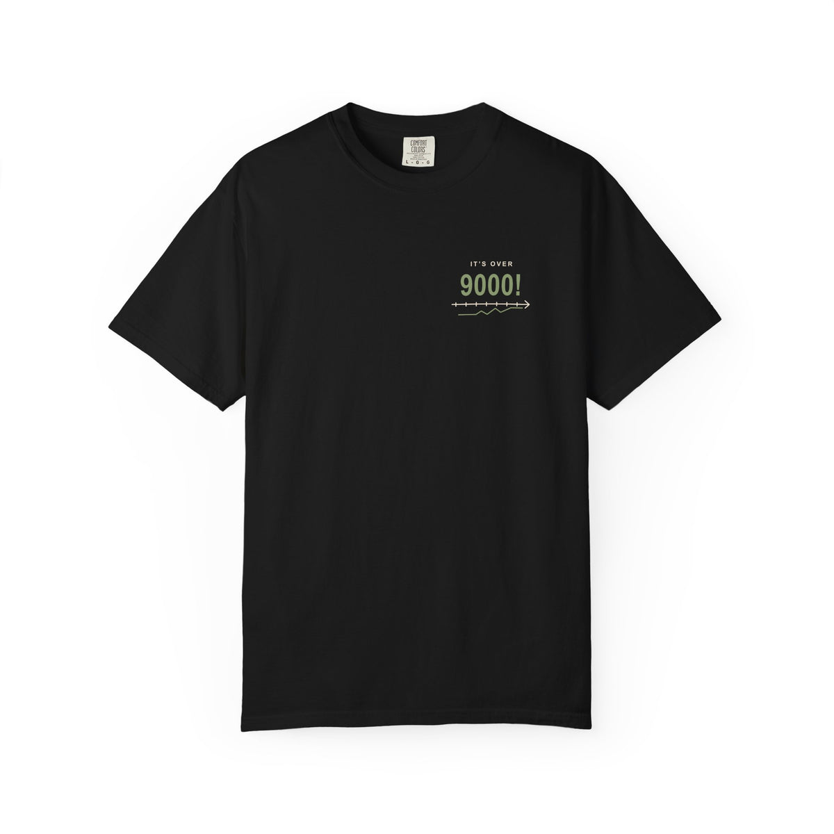 Over Nine Thousand Anime Quote Tee | Power Level Japanese Streetwear