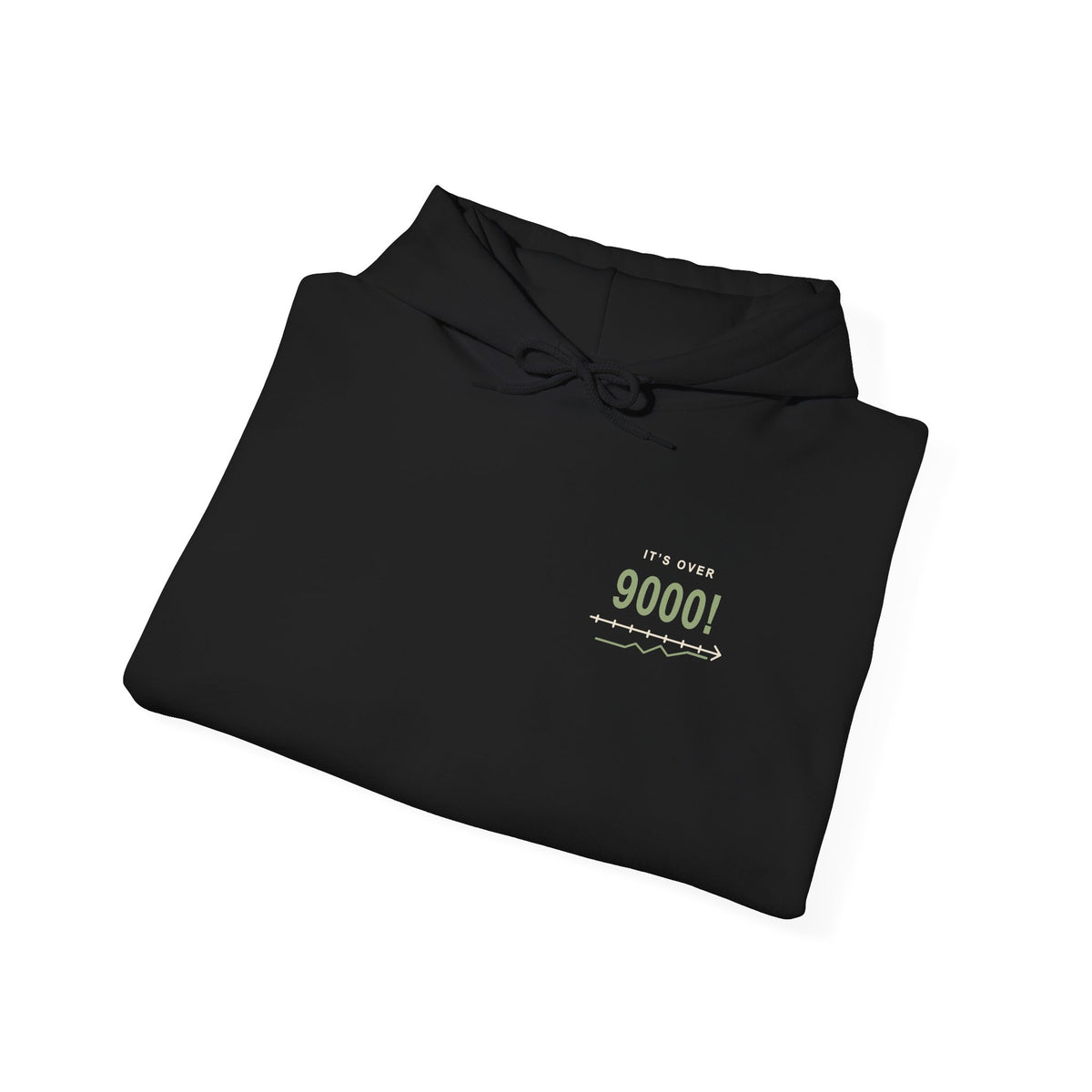 Over Nine Thousand Anime Quote Hoodie | Power Level Japanese Streetwear