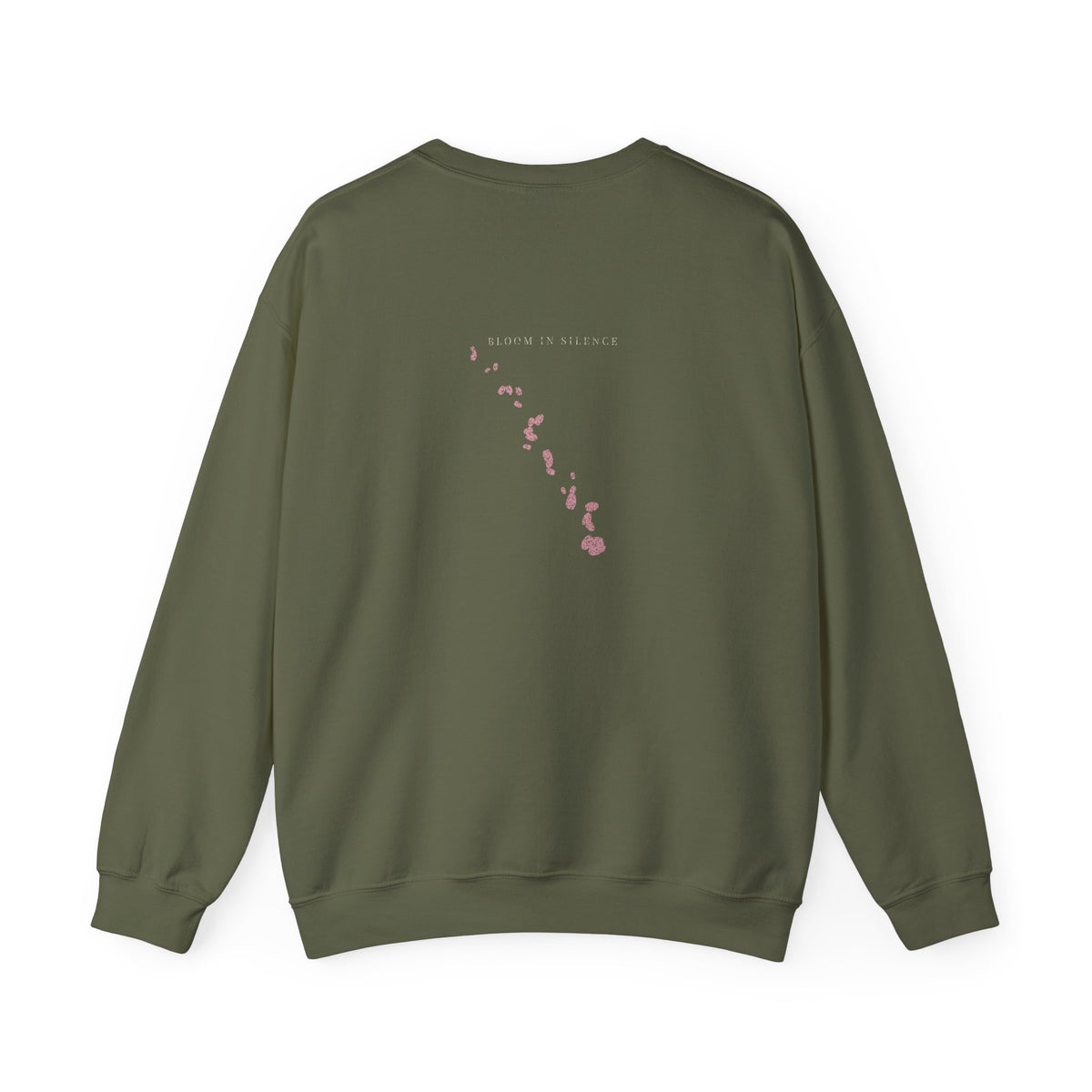 Quiet Bloom Kanji Crewneck Sweatshirt | Inspired by Byakuya Kuchiki from Bleach