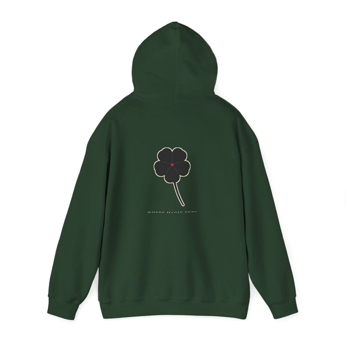 Black Clover Leaf Minimalist Hoodie | Inspired by Asta from Black Clover