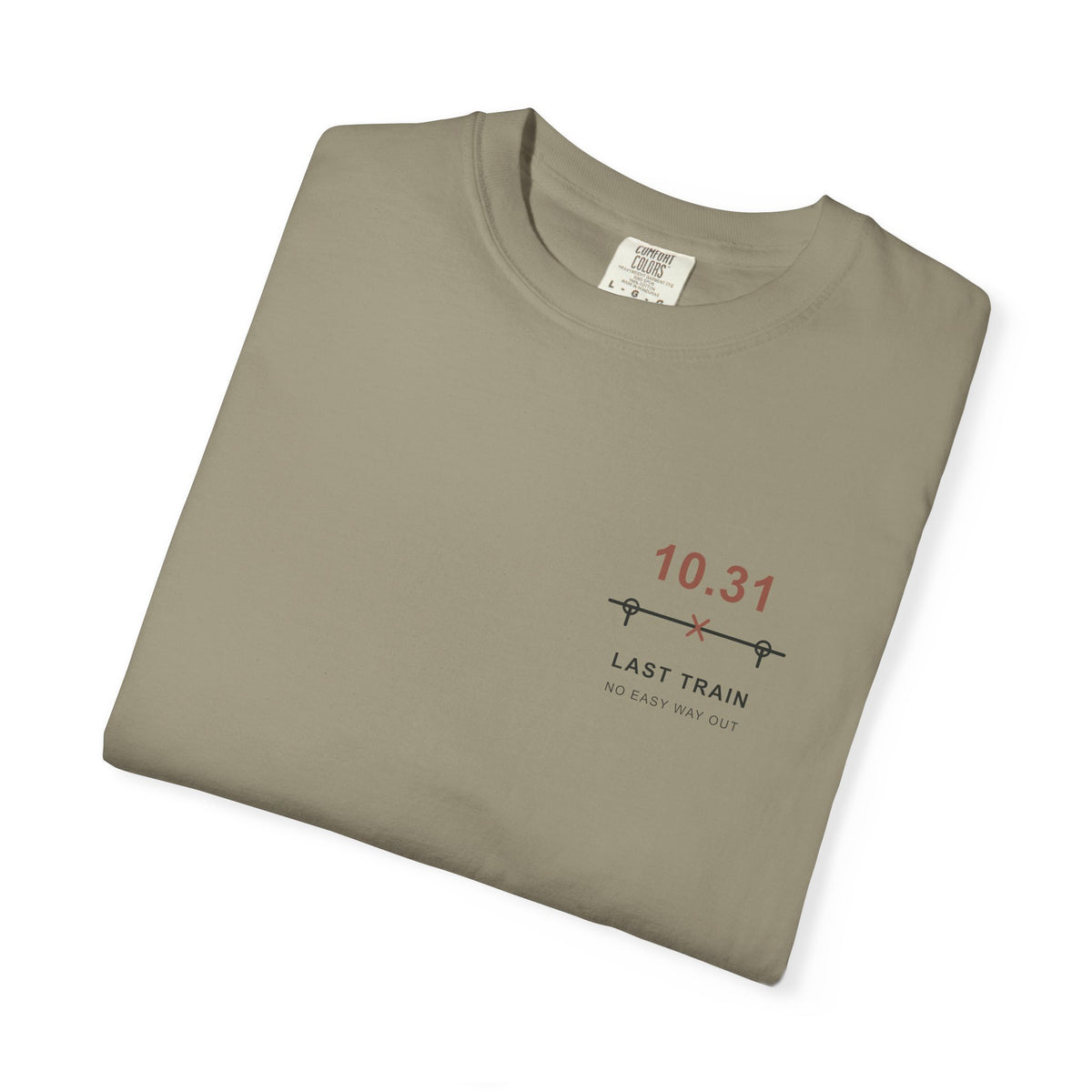 Last Train October Minimalist Anime Tee | Sorcerer Japanese Streetwear