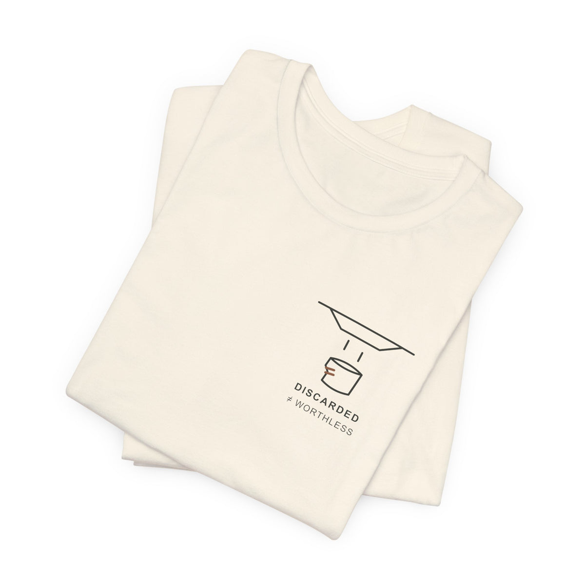 Nothing Wasted Minimalist Anime Soft Tee | Underworld Japanese Streetwear