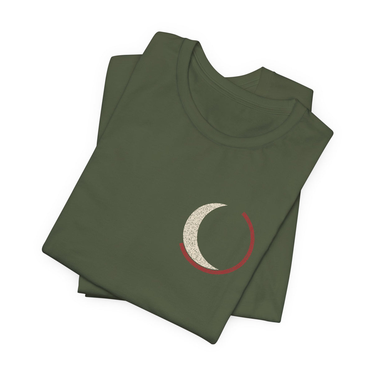 Black Moon Minimalist Anime Soft Tee | Soul Sword Japanese Streetwear