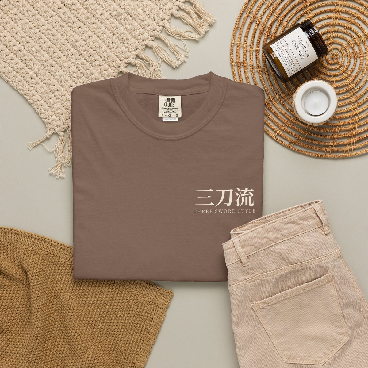 Threefold Kanji Anime Tee | Pirate Japanese Streetwear