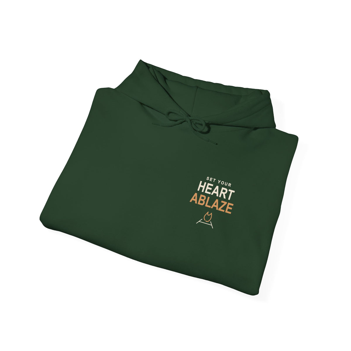 Heart Ablaze Anime Quote Hoodie | Demon Hunter Japanese Streetwear