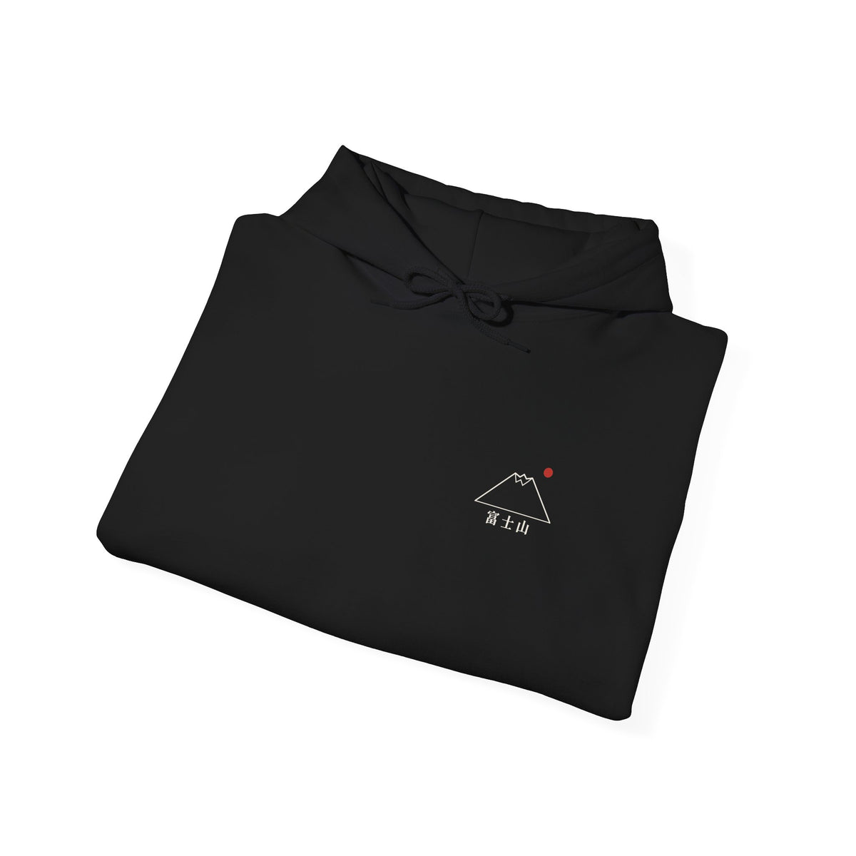 Mt Fuji Line Art Minimalist Hoodie | Japanese Aesthetic Anime Streetwear