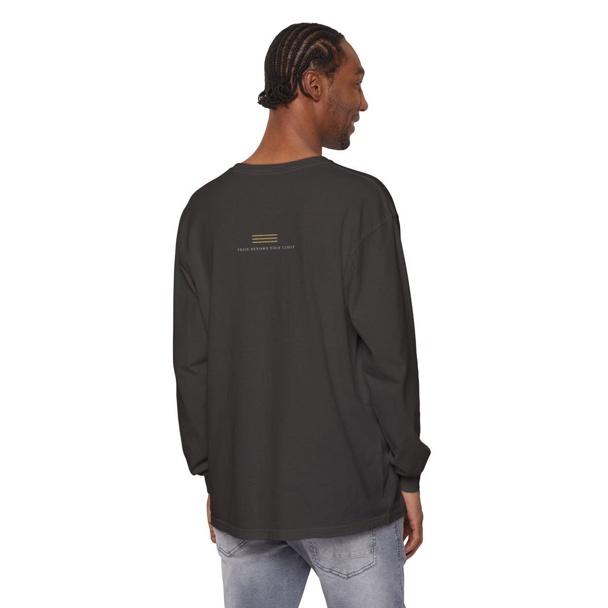 Gravity Club Kanji Anime Long Sleeve Tee | Saiyan Gym Japanese Streetwear