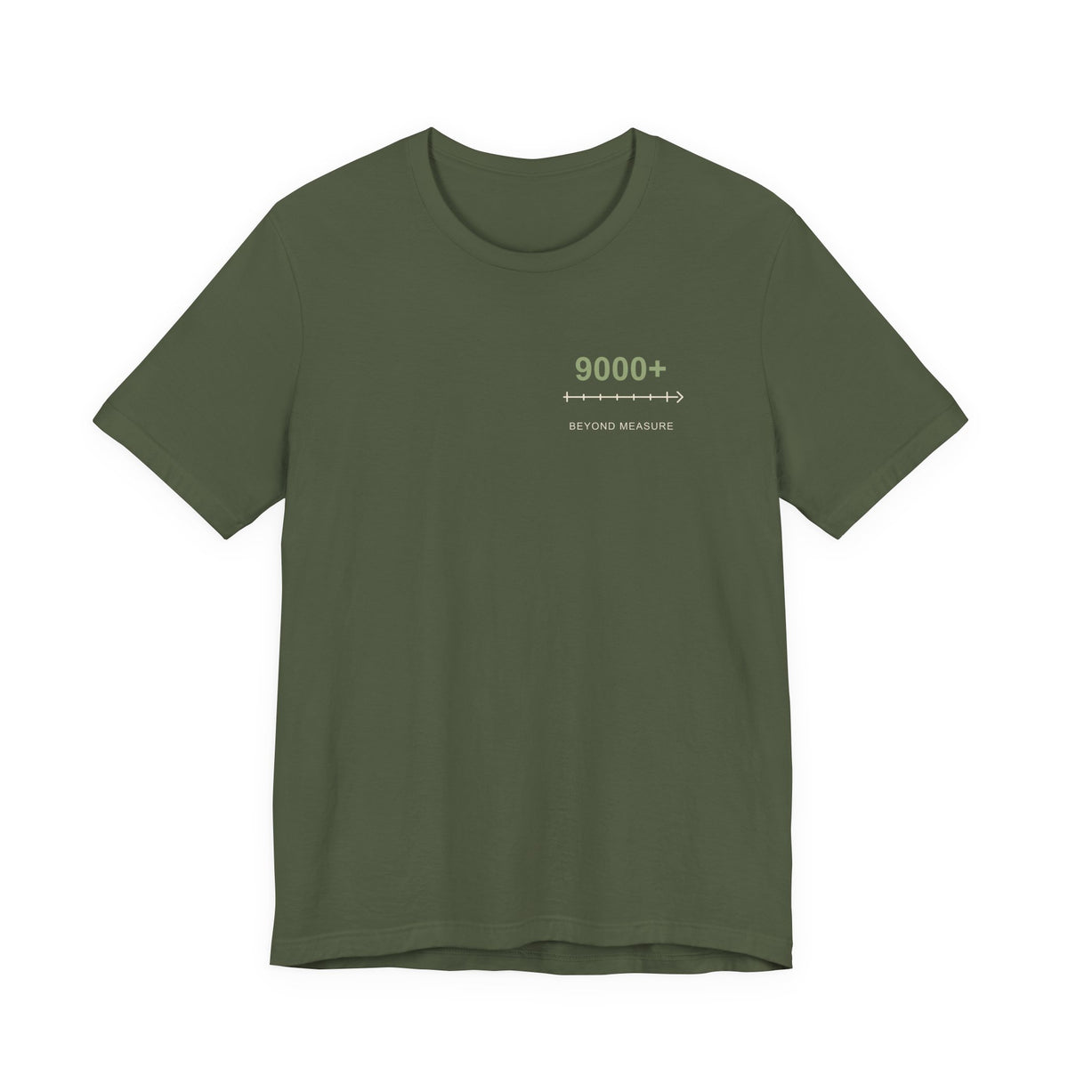 Beyond Measure Minimalist Anime Soft Tee | Power Level Japanese Streetwear