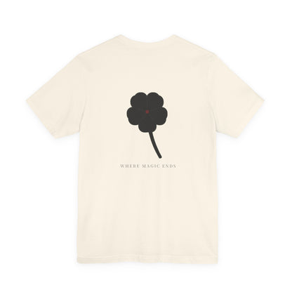 Black Clover Leaf Minimalist Soft Tee | Inspired by Asta from Black Clover