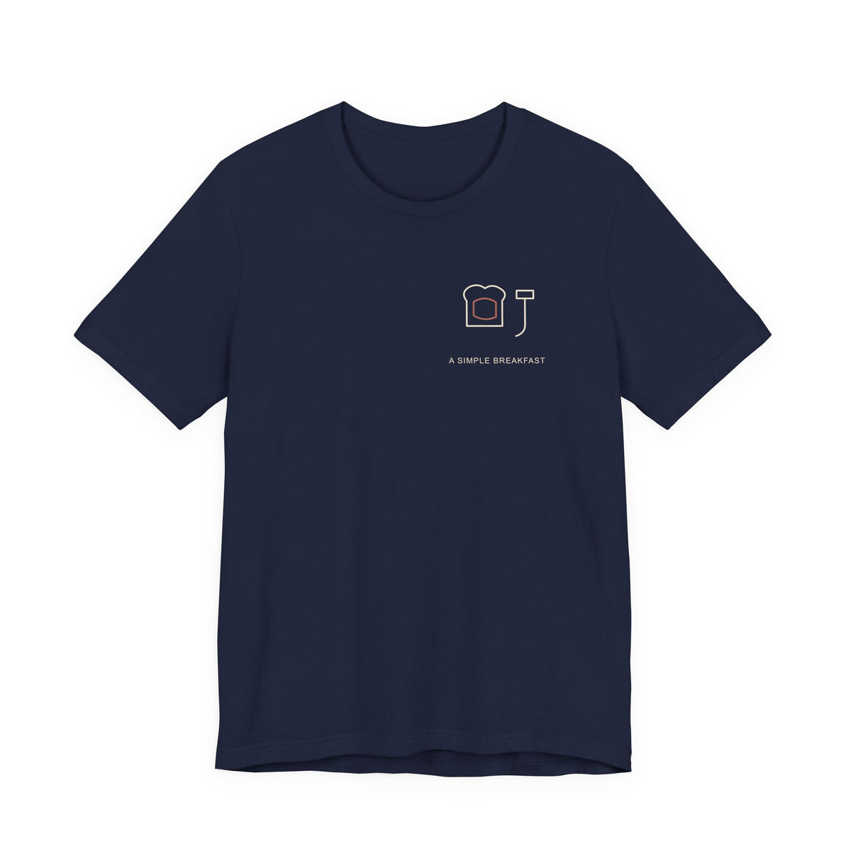 Simple Breakfast Minimalist Anime Soft Tee | Devil Hunter Japanese Streetwear