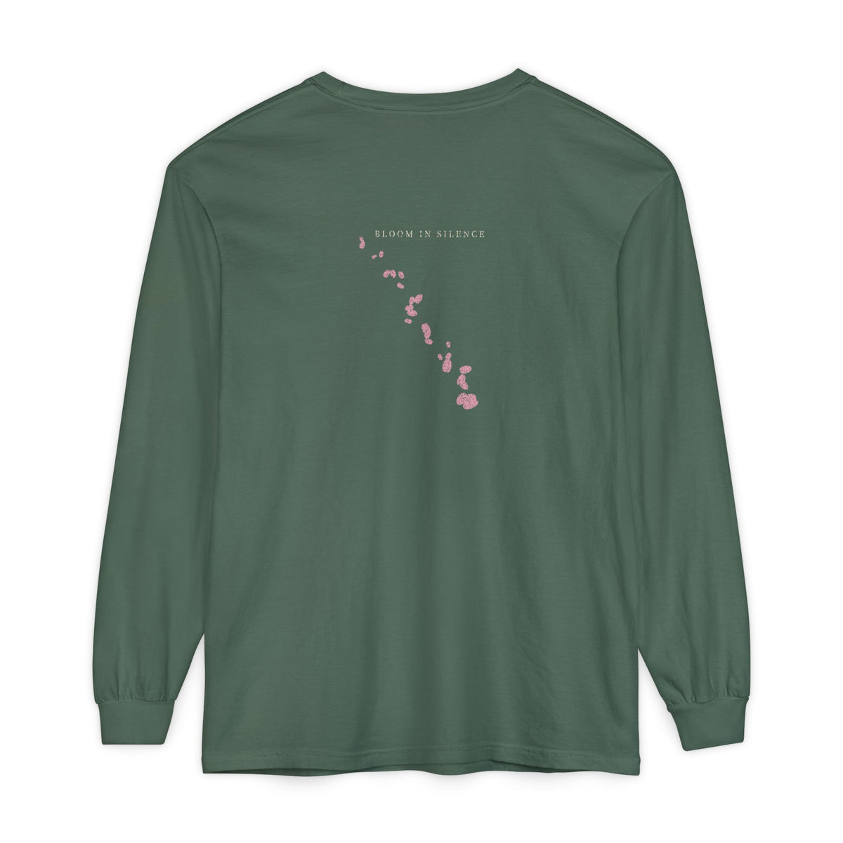 Quiet Bloom Kanji Long Sleeve Tee | Inspired by Byakuya Kuchiki from Bleach