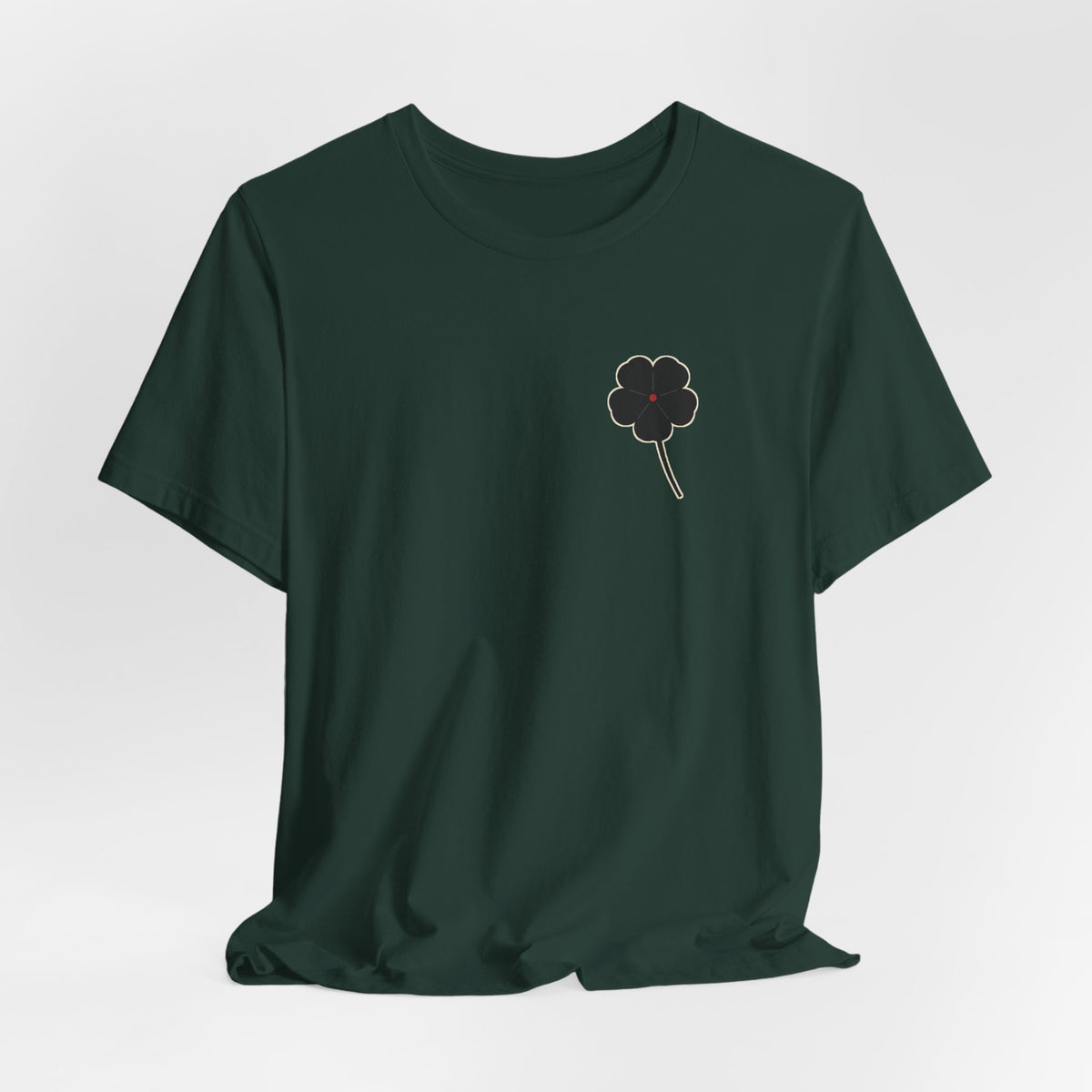 Black Clover Leaf Minimalist Soft Tee | Inspired by Asta from Black Clover