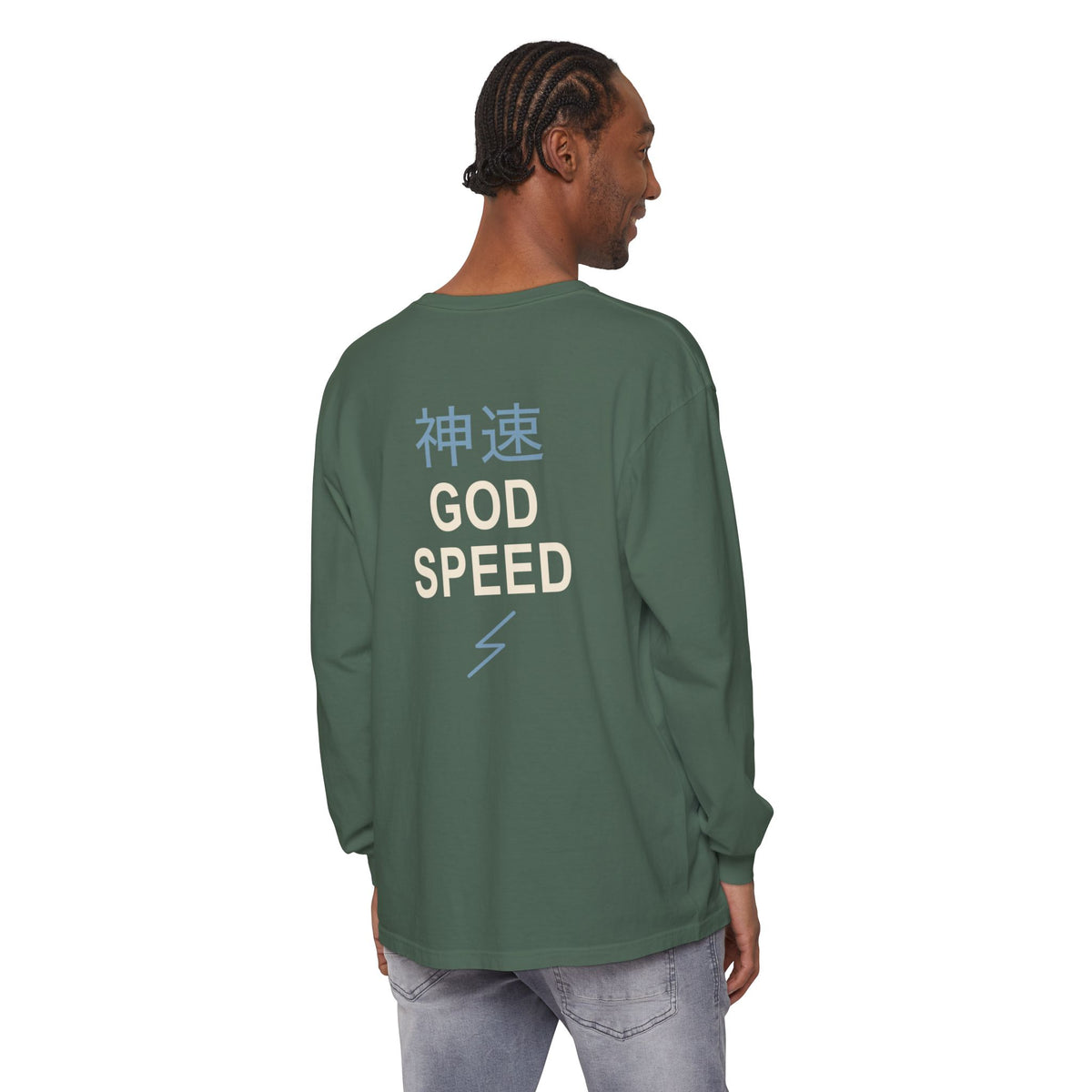 Electric Limit Kanji Long Sleeve Tee | Inspired by Killua Zoldyck from Hunter x Hunter