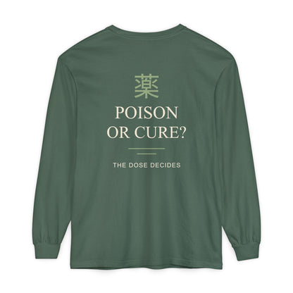 The Dose Makes Kanji Long Sleeve Tee | Inspired by Maomao from The Apothecary Diaries