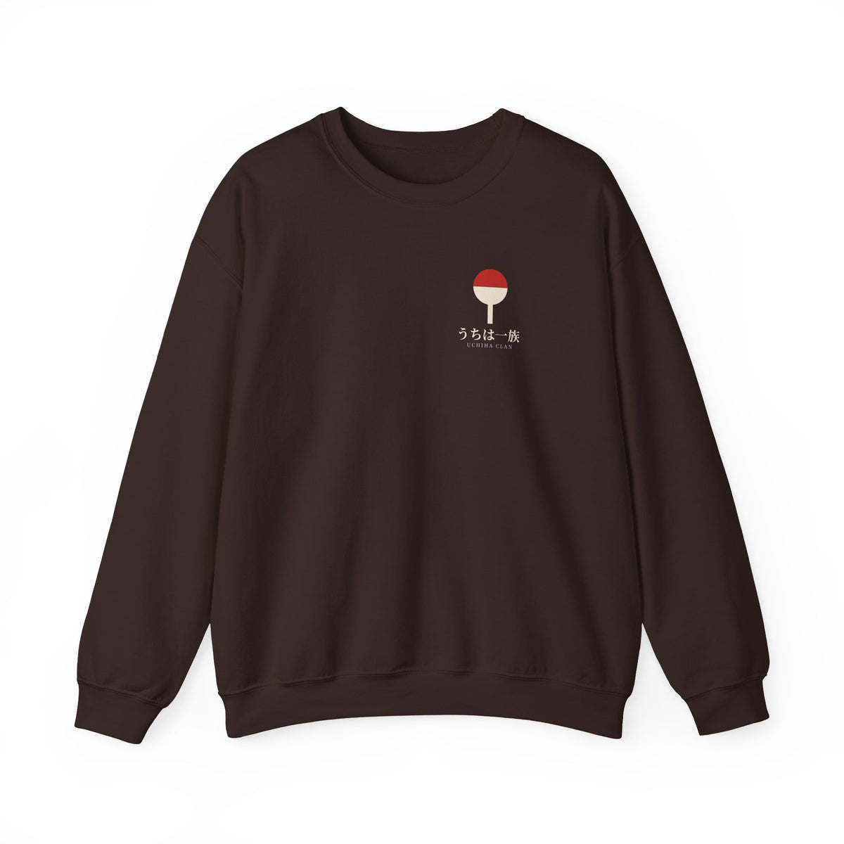 Clan Fan Crest Kanji Crewneck Sweatshirt | Inspired by the Uchiha clan of Naruto