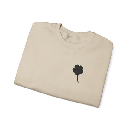 Black Clover Leaf Minimalist Crewneck Sweatshirt | Inspired by Asta from Black Clover