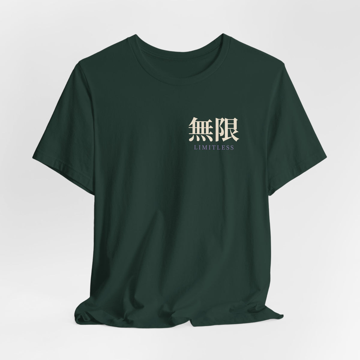 Limitless Uniform Kanji Anime Soft Tee | Sorcerer Japanese Streetwear