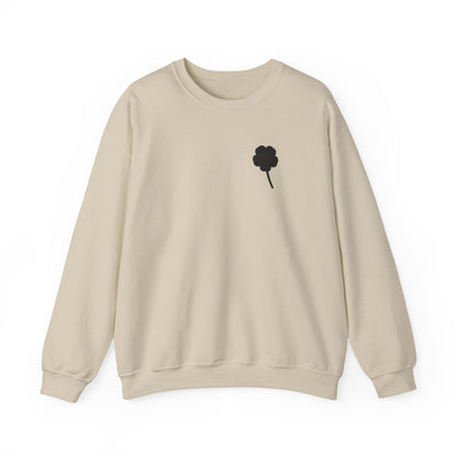 Black Clover Leaf Minimalist Crewneck Sweatshirt | Inspired by Asta from Black Clover