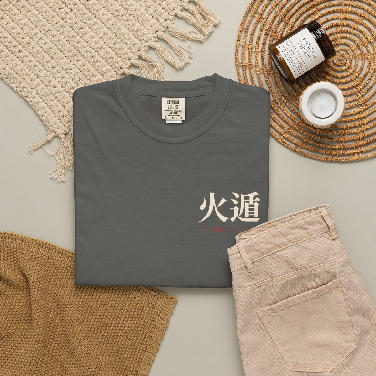 Ember Lineage Kanji Anime Tee | Ninja Japanese Streetwear