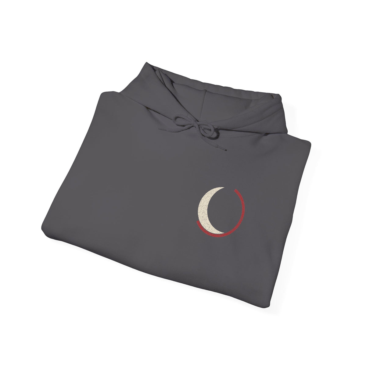 Black Moon Minimalist Anime Hoodie | Soul Sword Japanese Streetwear