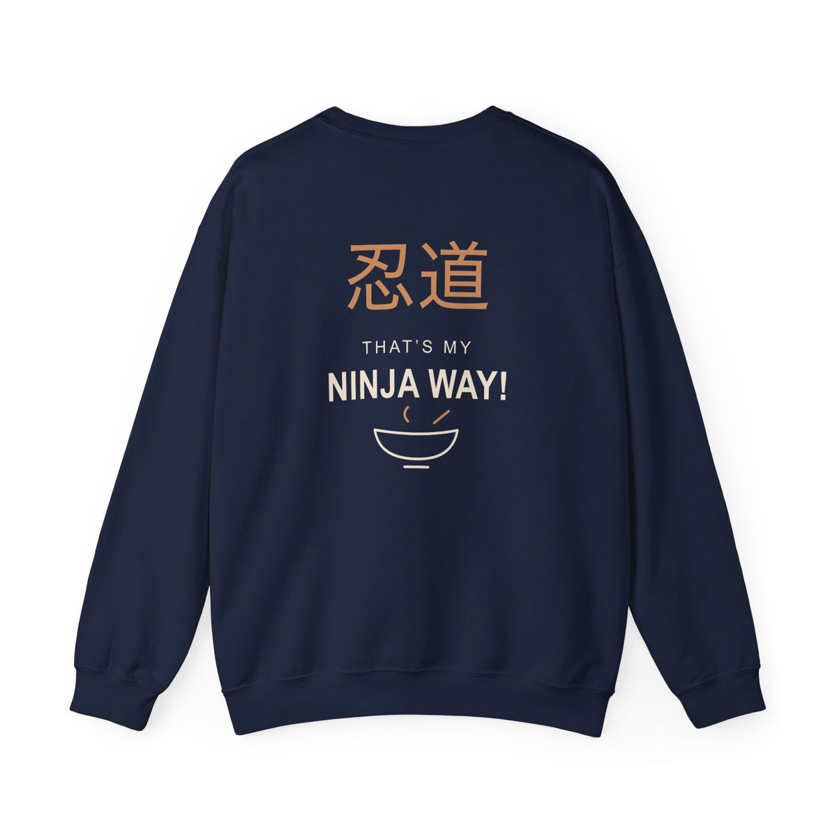 Ninja Way Kanji Anime Crewneck Sweatshirt | Ninja Japanese Streetwear
