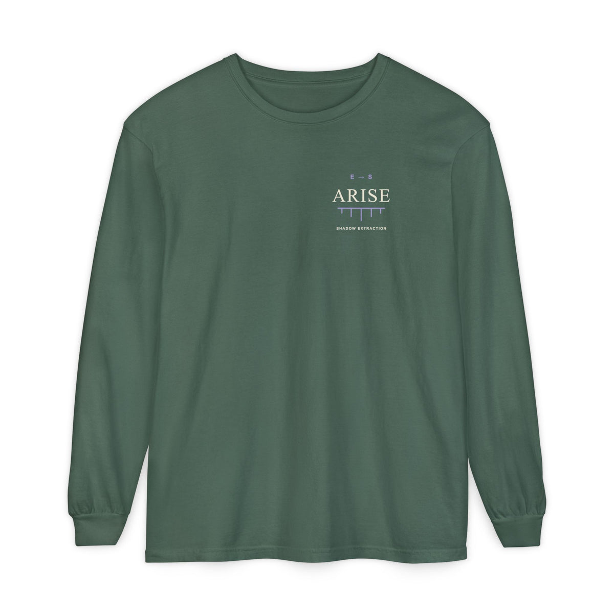Arise Rank Quote Long Sleeve Tee | Inspired by Sung Jinwoo from Solo Leveling