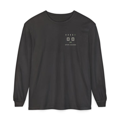 Fifth Gate Minimalist Long Sleeve Tee | Inspired by Rock Lee from Naruto