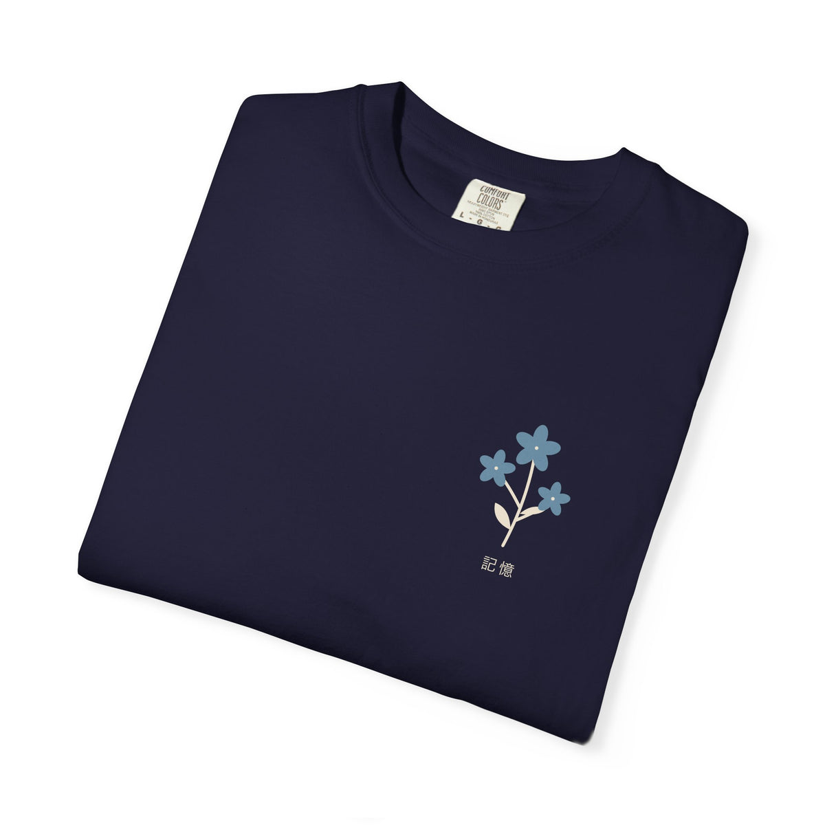 Flowers Remember Minimalist Anime Tee | Mage Journey Japanese Streetwear