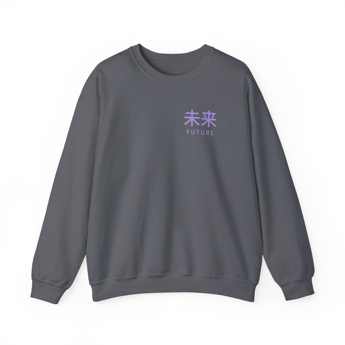 Future Tense Kanji Anime Crewneck Sweatshirt | Saiyan Japanese Streetwear