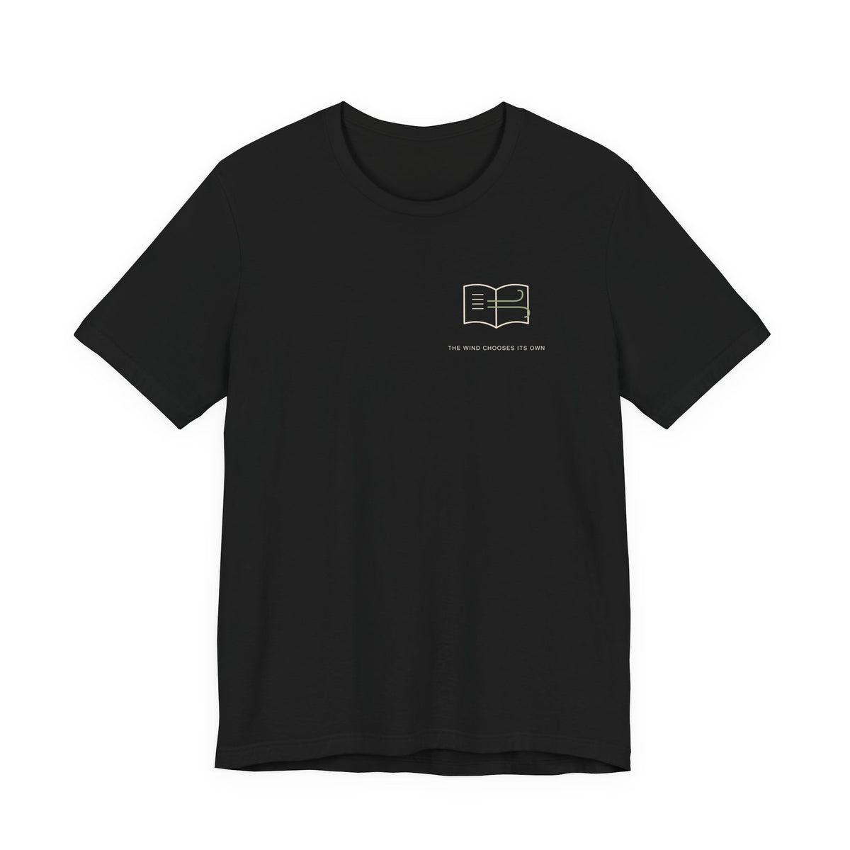 Wind Chooses Minimalist Anime Soft Tee | Grimoire Magic Japanese Streetwear