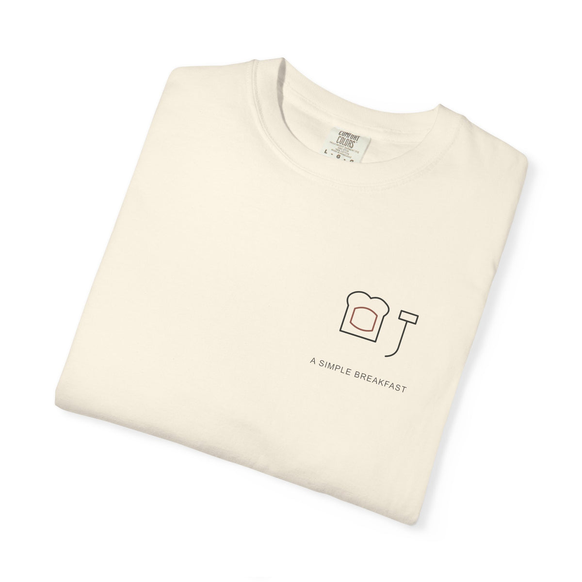 Simple Breakfast Minimalist Anime Tee | Devil Hunter Japanese Streetwear