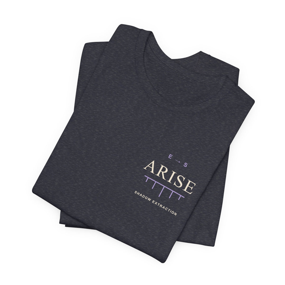 Arise Rank Anime Quote Soft Tee | Shadow Rank Gym Japanese Streetwear