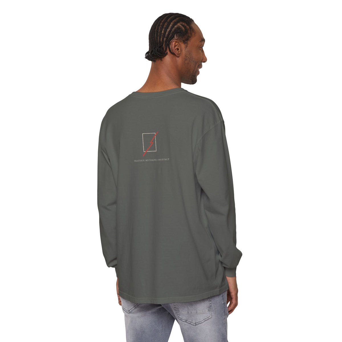 Copy Study Kanji Anime Long Sleeve Tee | Ninja Japanese Streetwear