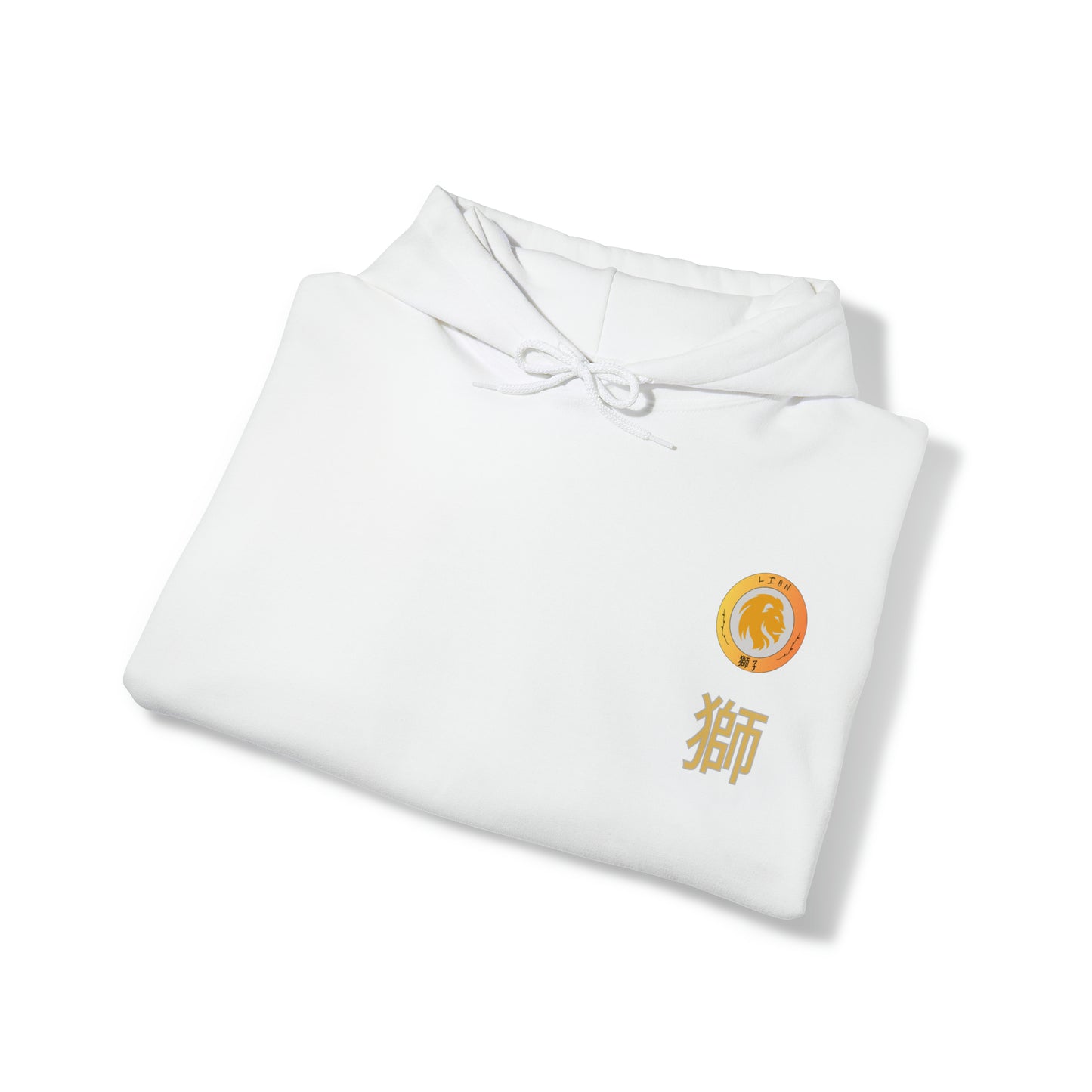 Lion Crest Kanji Unisex Heavy Blend™ Hooded Sweatshirt