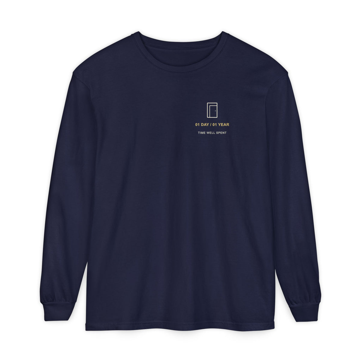 One Day One Year Minimalist Long Sleeve Tee | Inspired by the Hyperbolic Time Chamber from Dragon Ball Z