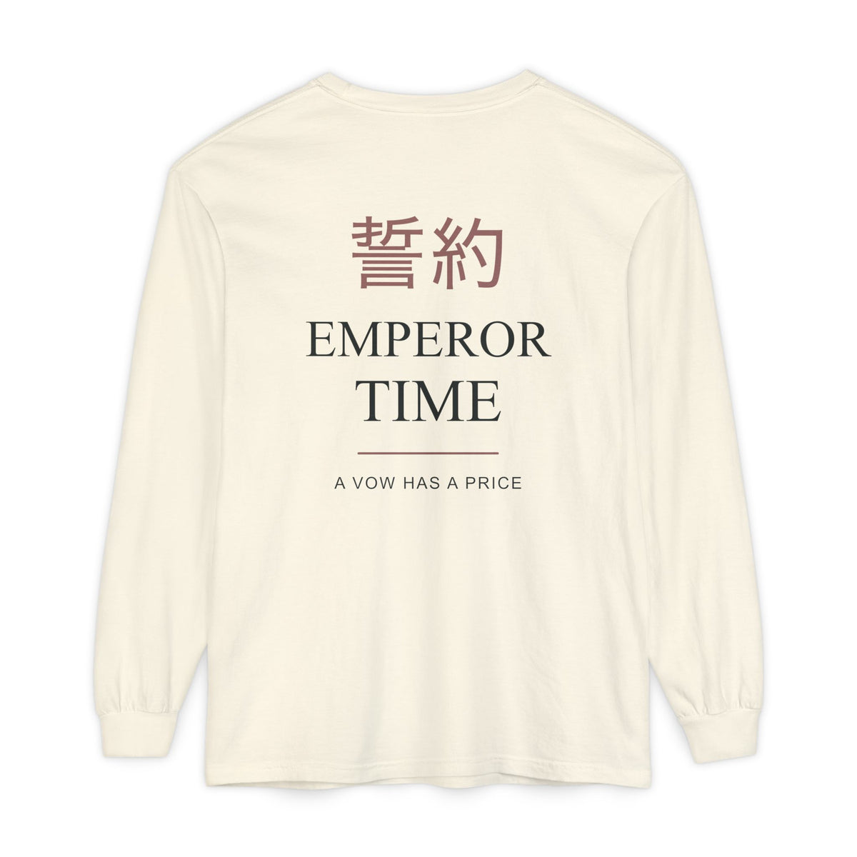 Chain Contract Kanji Long Sleeve Tee | Inspired by Kurapika from Hunter x Hunter