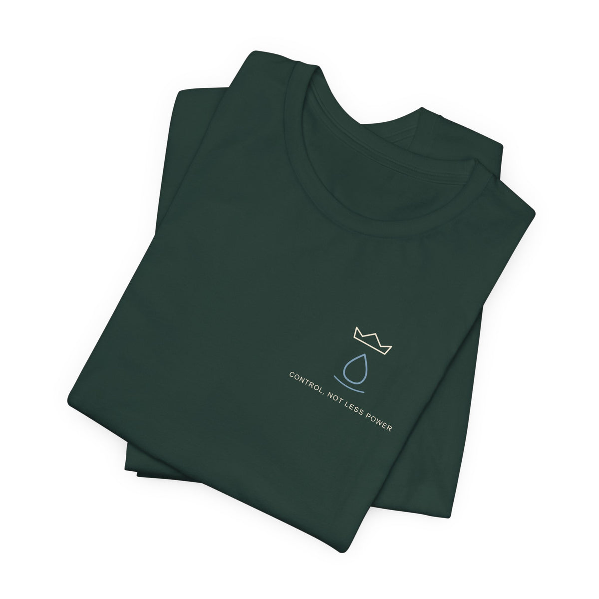 Royal Control Minimalist Anime Soft Tee | Grimoire Magic Japanese Streetwear