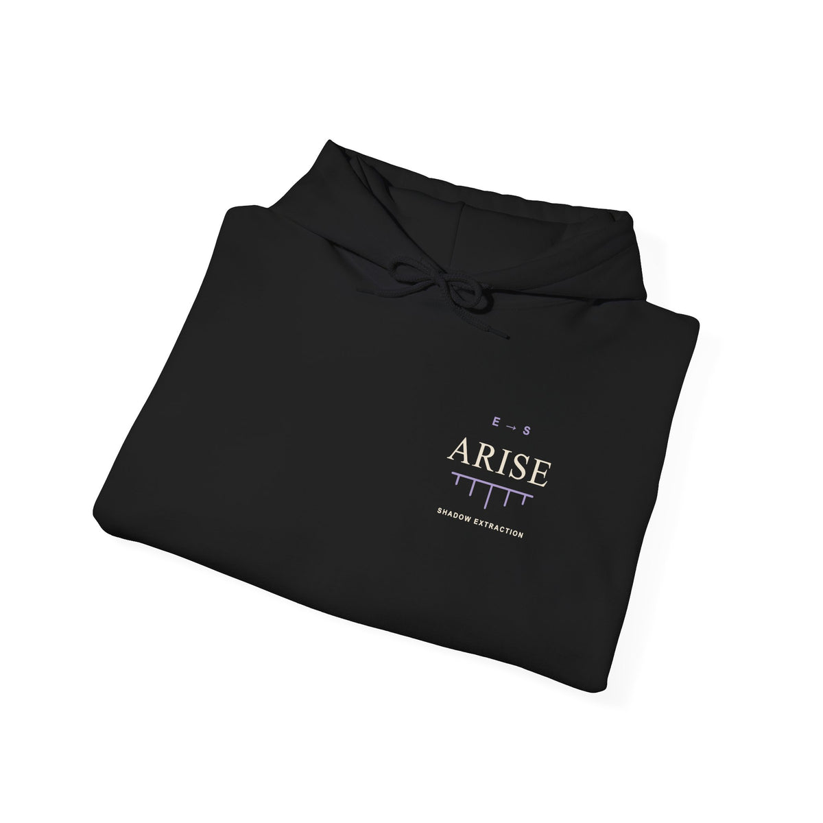 Arise Rank Anime Quote Hoodie | Shadow Rank Gym Japanese Streetwear