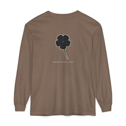 Black Clover Leaf Minimalist Long Sleeve Tee | Inspired by Asta from Black Clover