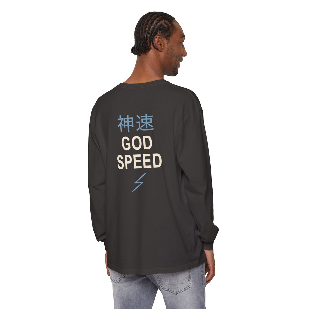 Electric Limit Kanji Long Sleeve Tee | Inspired by Killua Zoldyck from Hunter x Hunter