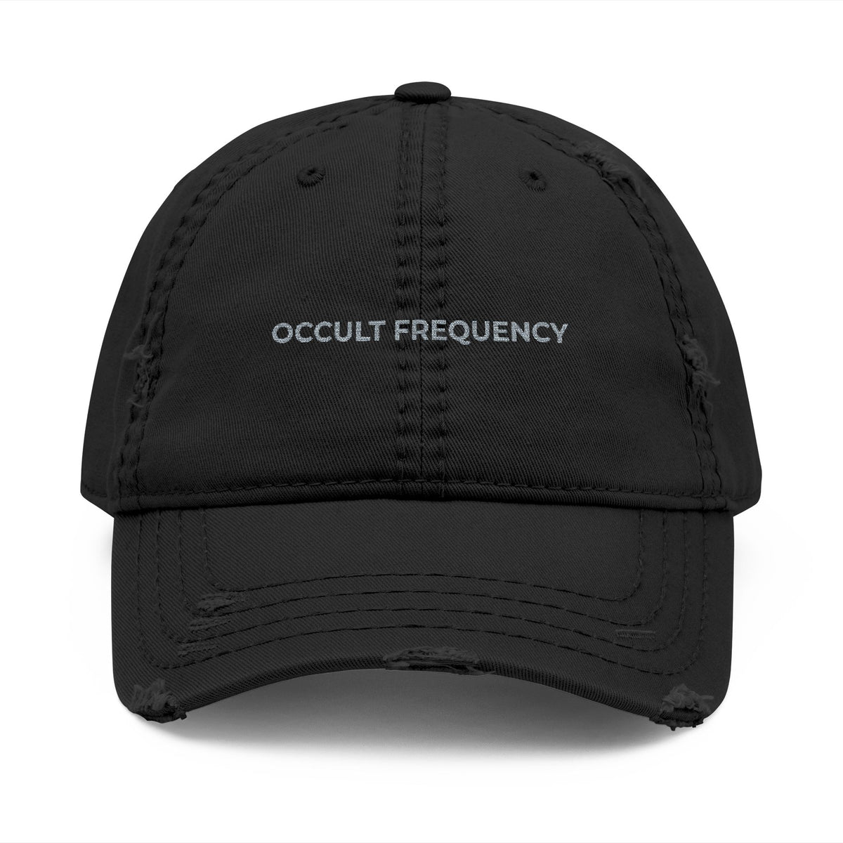 Occult Frequency Embroidered Dad Hat | Inspired by Momo Ayase and Okarun from Dandadan